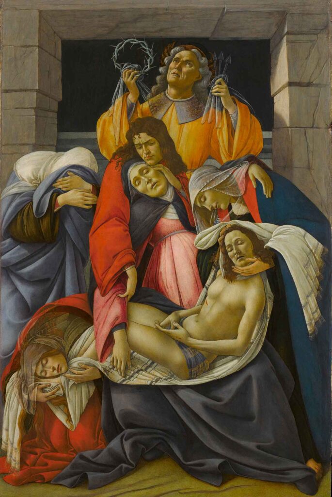 Compianto sul Cristo morto di Sandro Botticelli