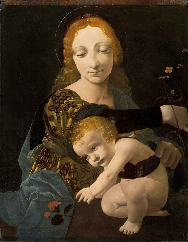 Madonna con bambino di Boltraffio