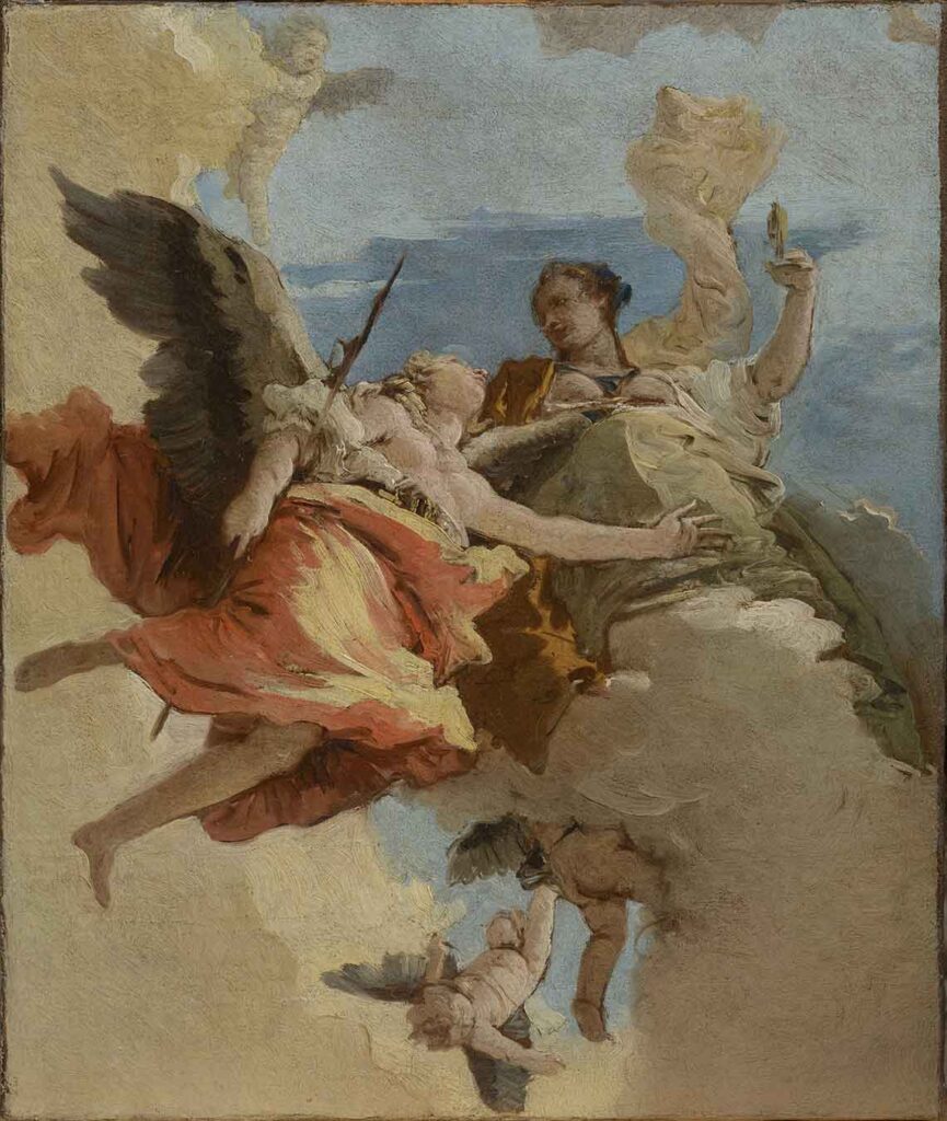 Allegoria della Virtù e della Nobiltà, Giambattista Tiepolo