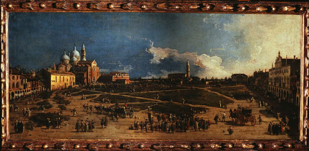Il Prà della Valle a Padova, Giovanni Antonio Canal detto il Canaletto