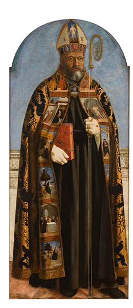 Sant'Agostino di Piero della Francesca. Museu Nacional de Arte Antiga, Lisbona