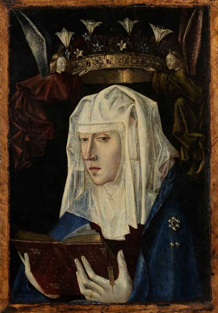 Vergine leggente attribuito a Antonello da Messina