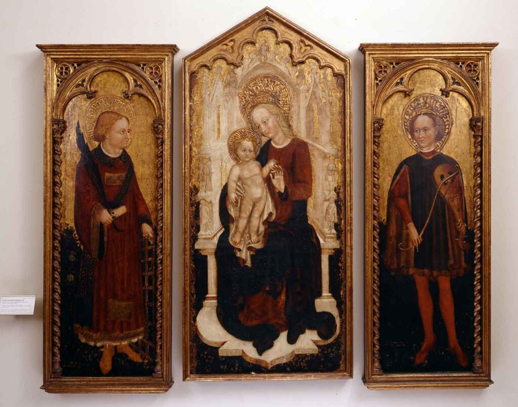 Madonna in trono con Bambino di Cristoforo Moretti