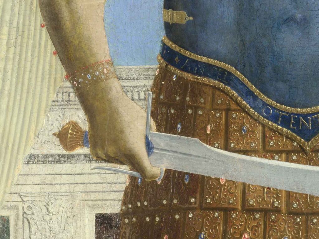 san michele arcangelo di Piero della Francesca