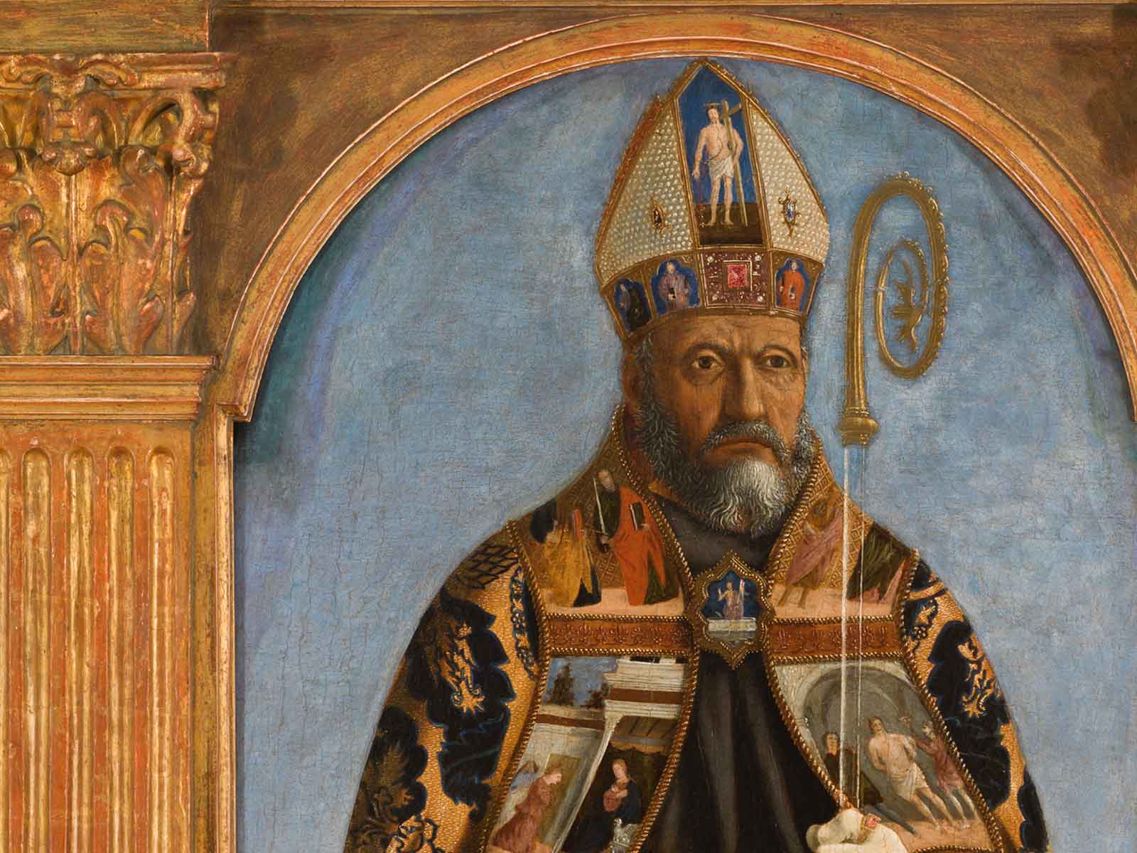 dettaglio Sant’Agostino, Piero della Francesca