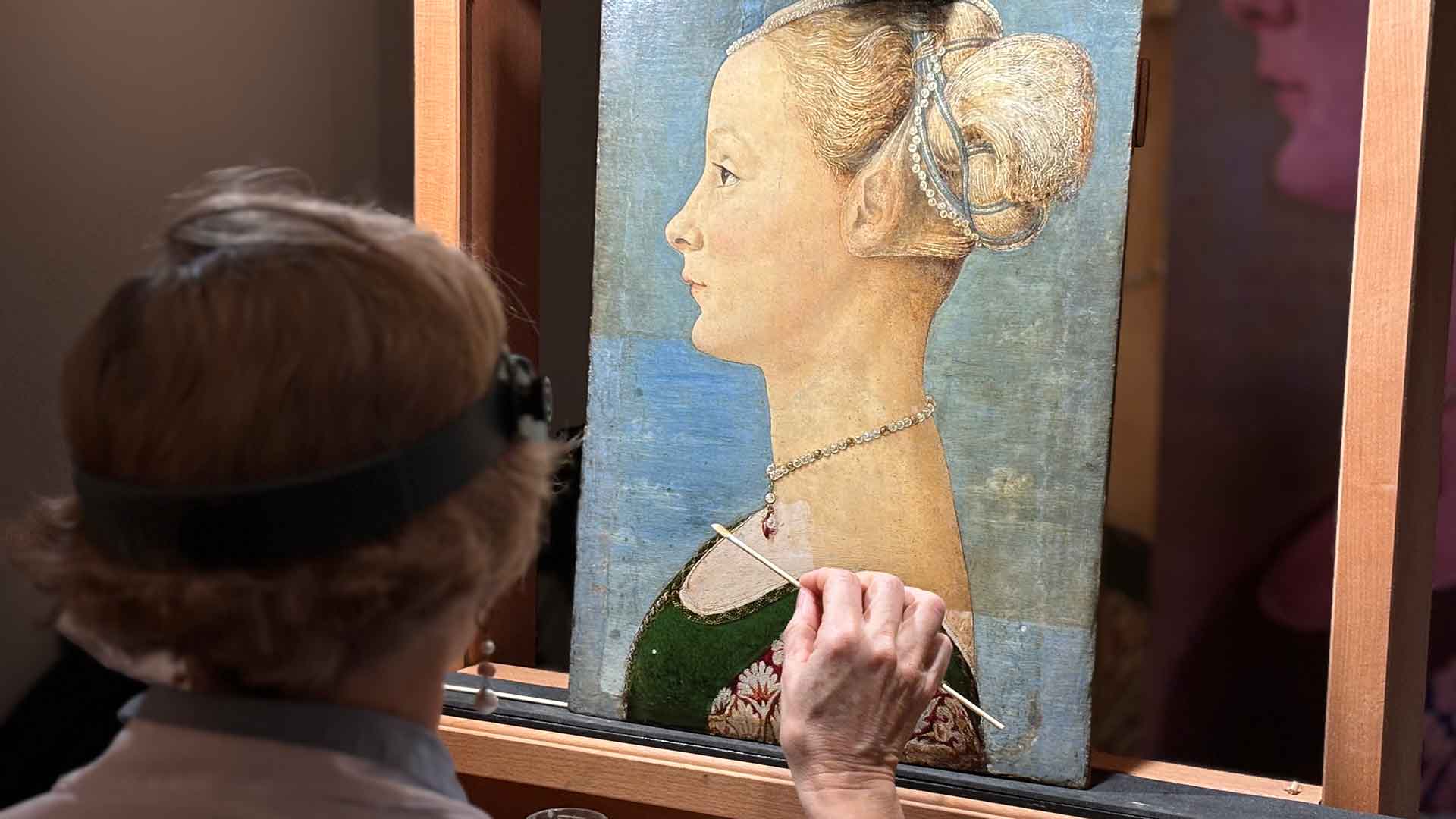 Visite guidate serali con i restauratori della Dama