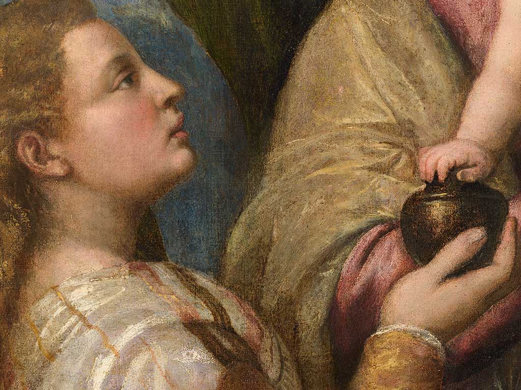 Madonna con il Bambino e la Maddalena, Tiziano Vecellio