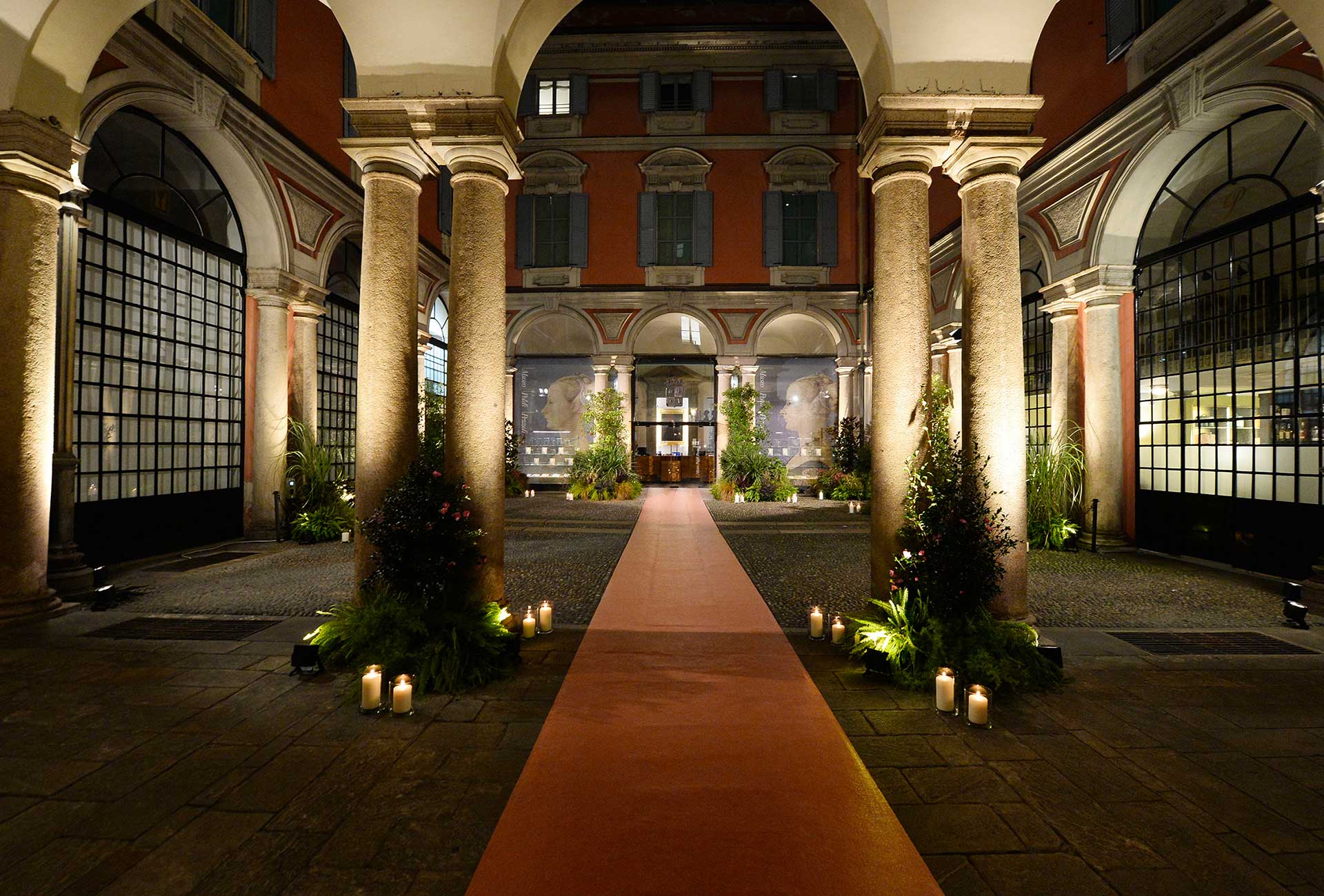l'ingresso del museo poldi pezzoli