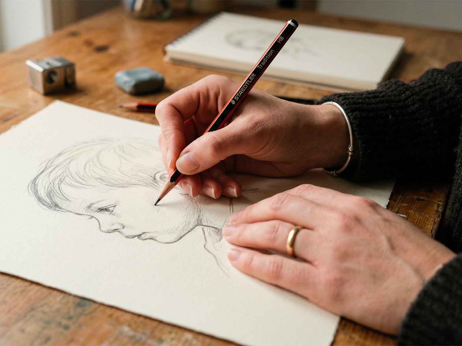 scuola di disegno al poldi pezzoli - ritratti