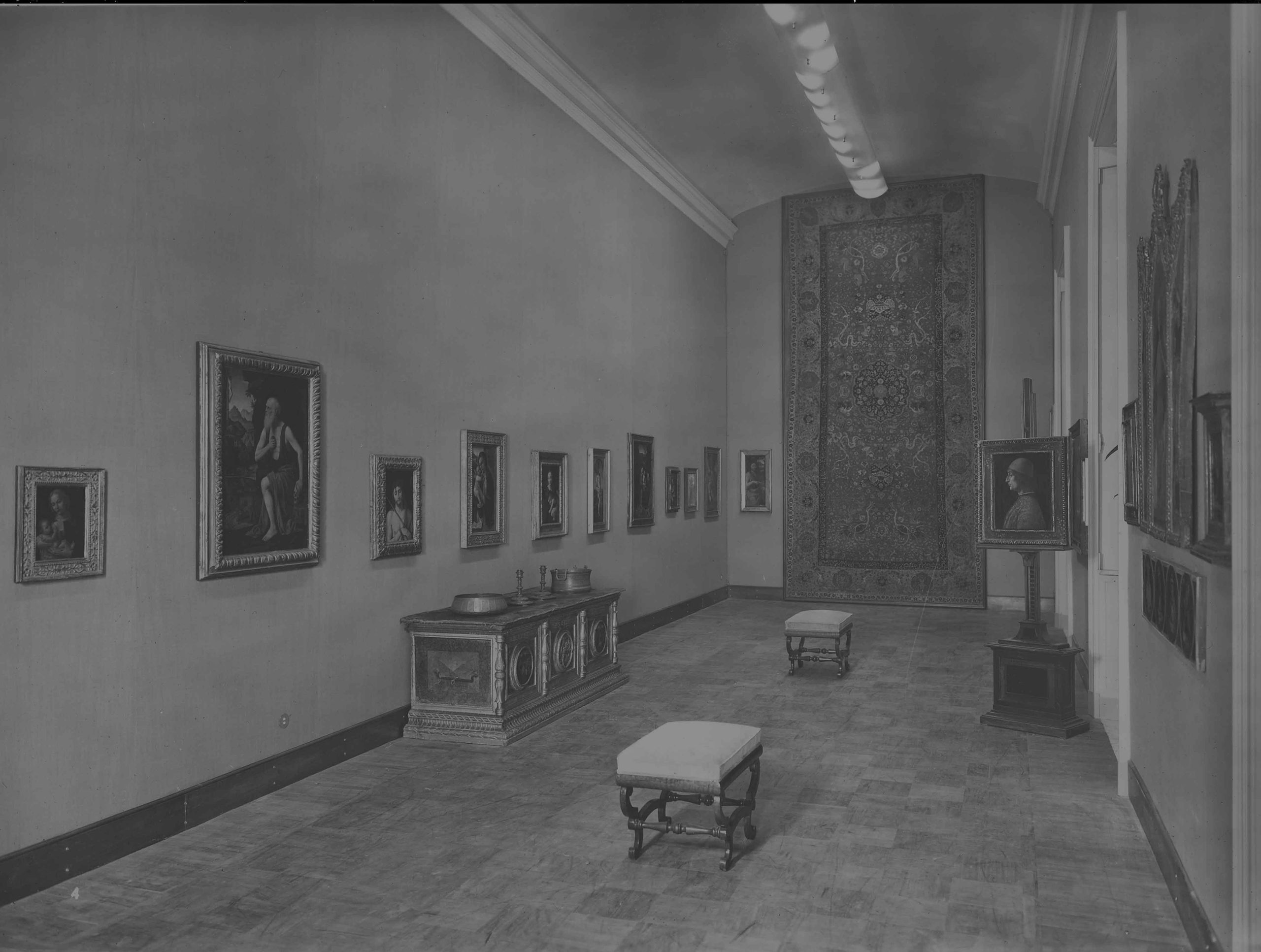La Sala dei Lombardi nel 1951